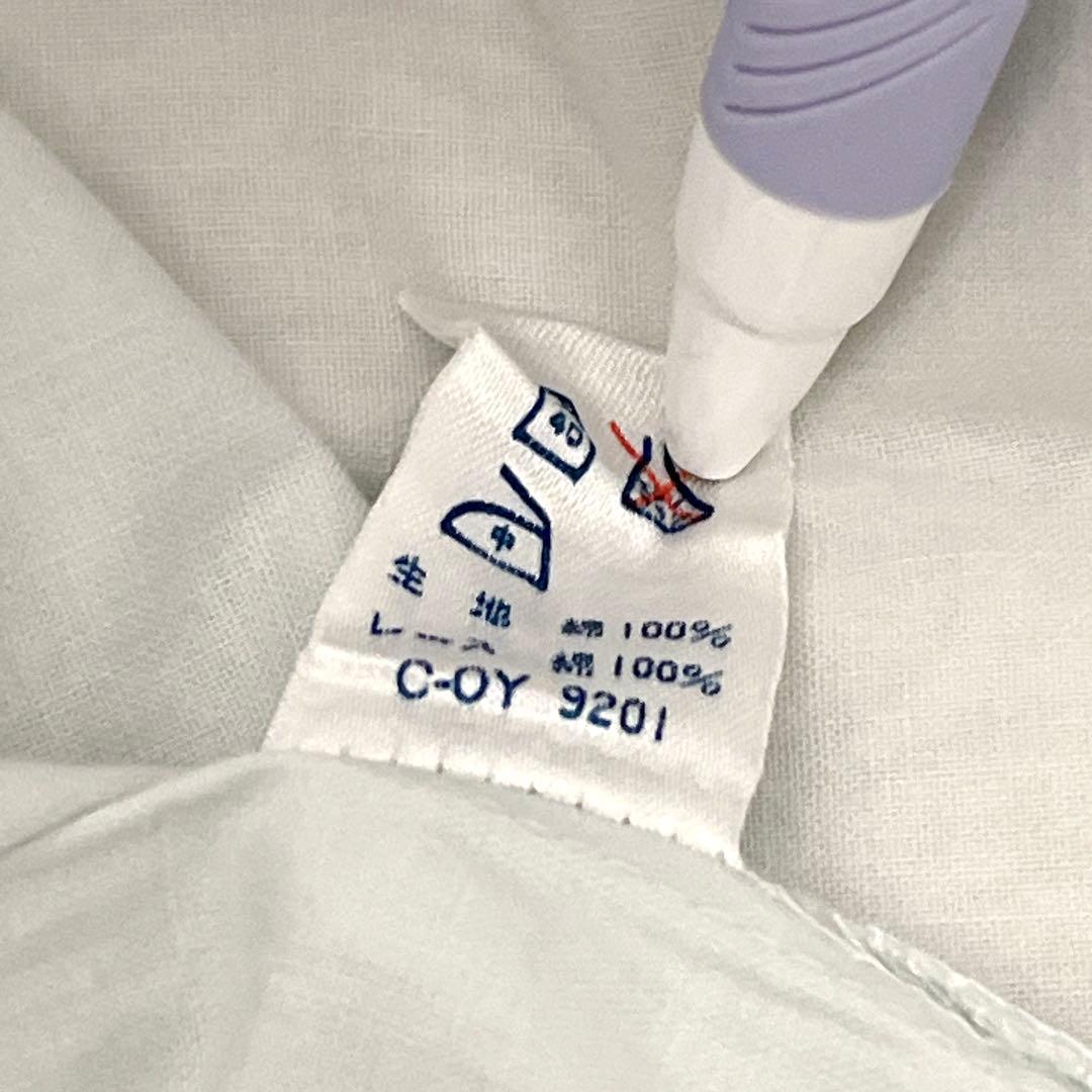 さえら Hischrone エプロン ブルー 薄水色 レース フラワー お花