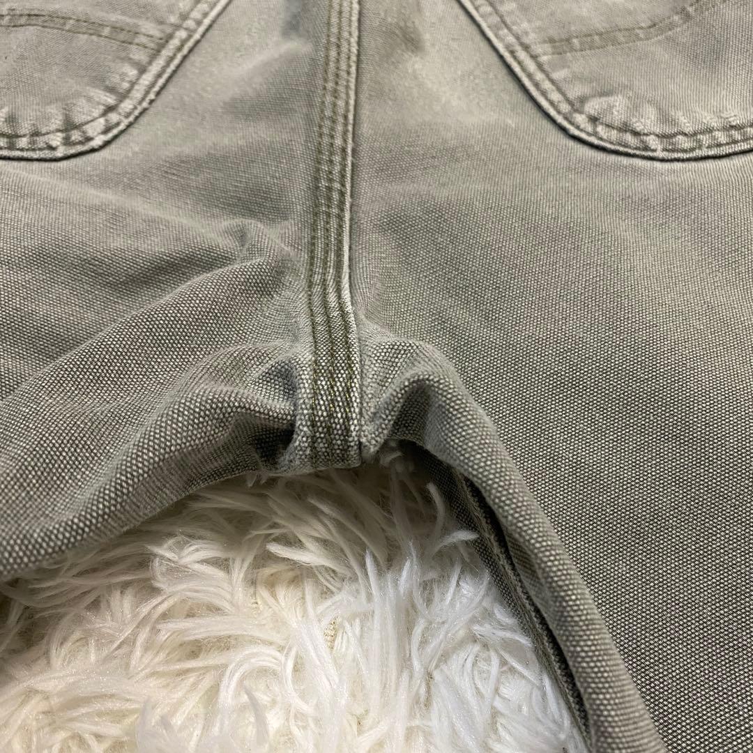 ワ*ル様 襤褸・鬼フェード　カーハート　ダブルニー　モスグリーン　B136 MO