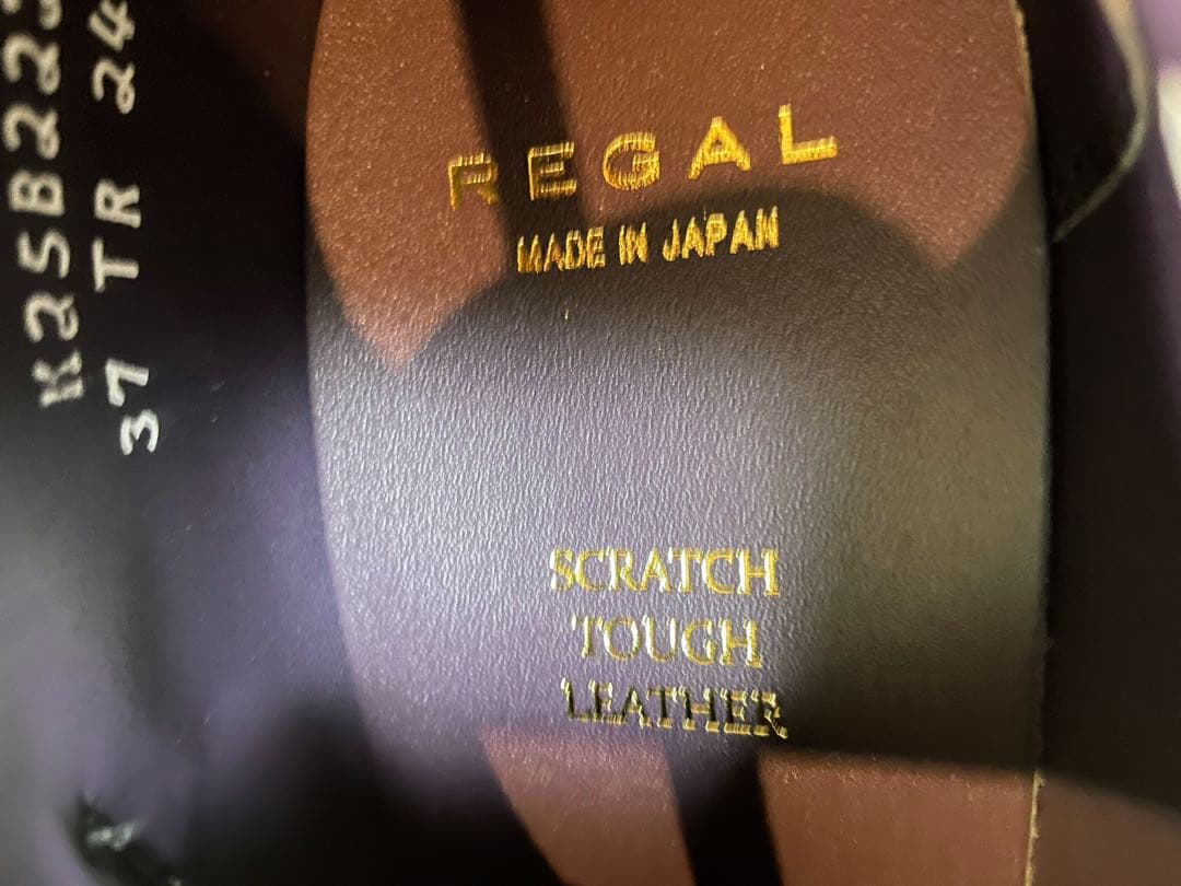 【ゆっけ様】リーガルビジネスシューズモンクストラップスクラッチタフレザー24.5