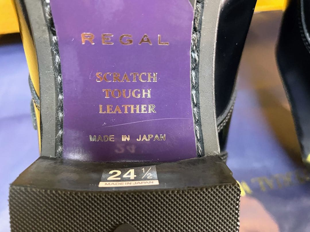 【ゆっけ様】リーガルビジネスシューズモンクストラップスクラッチタフレザー24.5