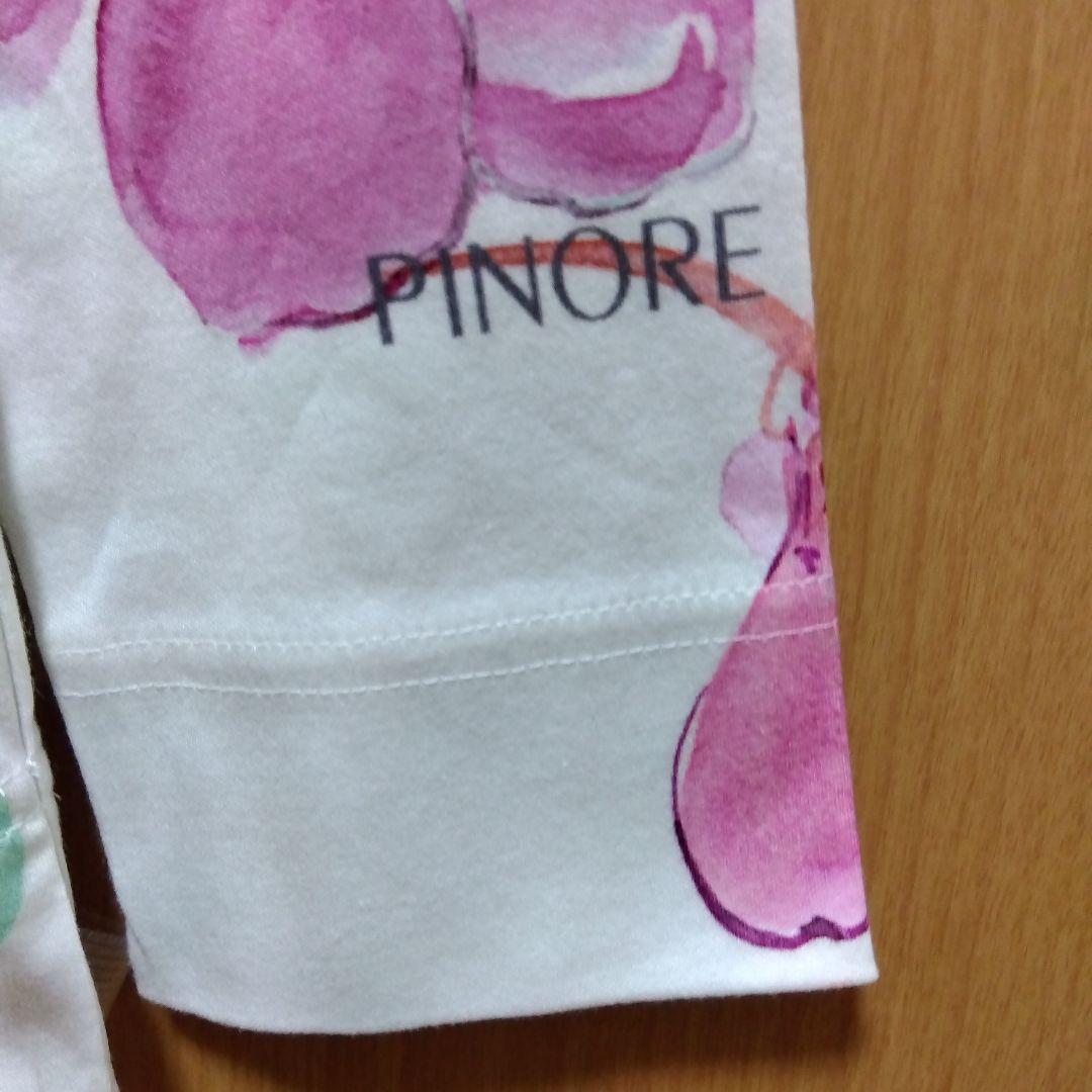 近年・定価24,200円★ピノーレ PINORE 水彩画のようなお花 カットソー