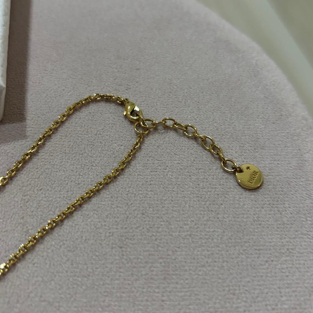 Dior Petit CD ネックレス メタル&レジンパール