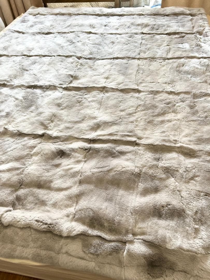 美品　高級レッキスブランケット　定価198万円　レッキスラビット　日本ムートン製