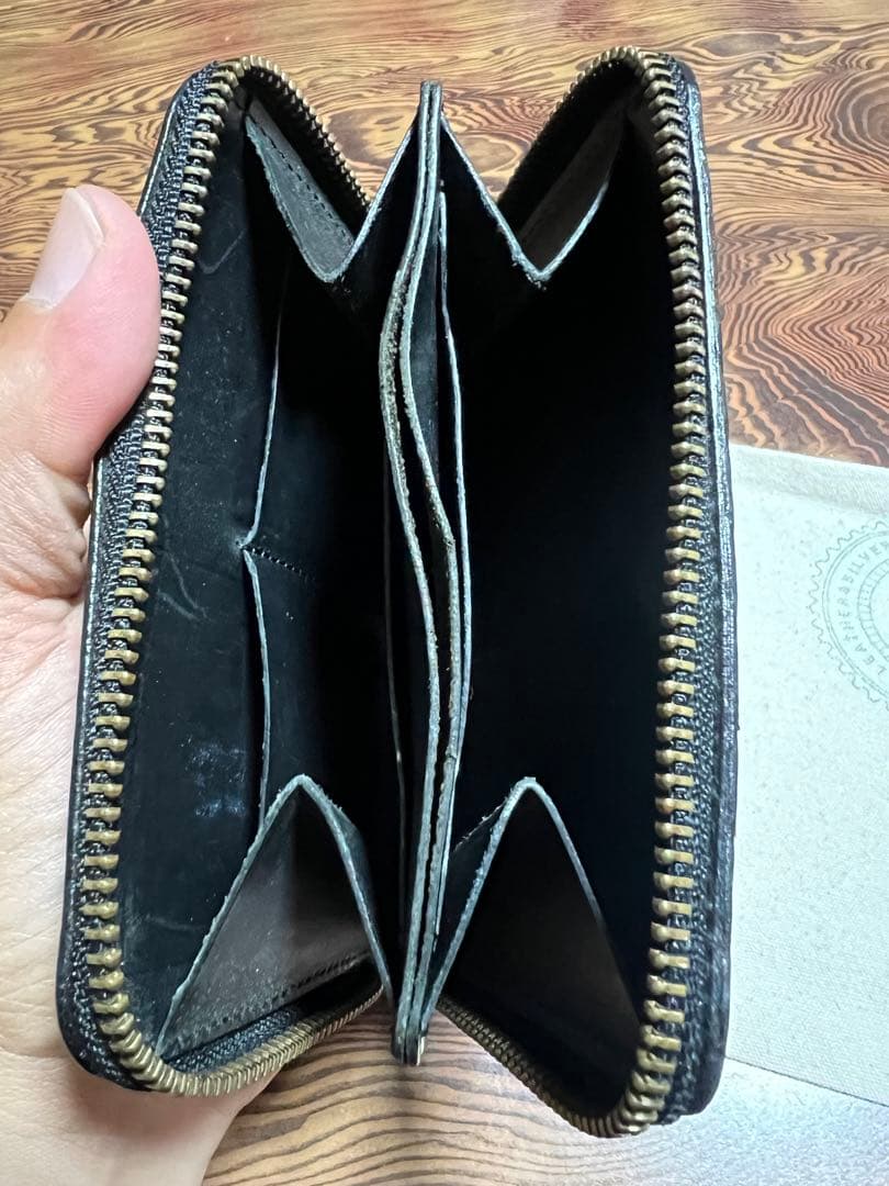 moto パイソン財布　モトレザー