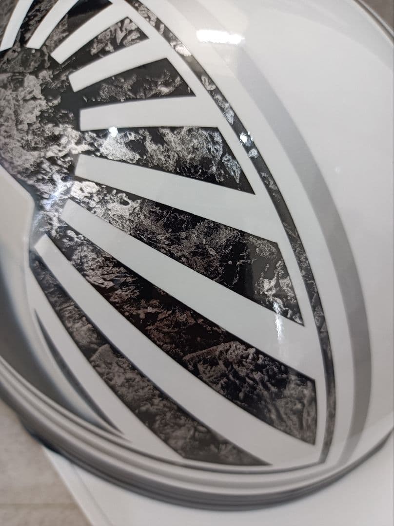 カスタムコルク半　白✘黒ラップ富士日章　シルバーライン