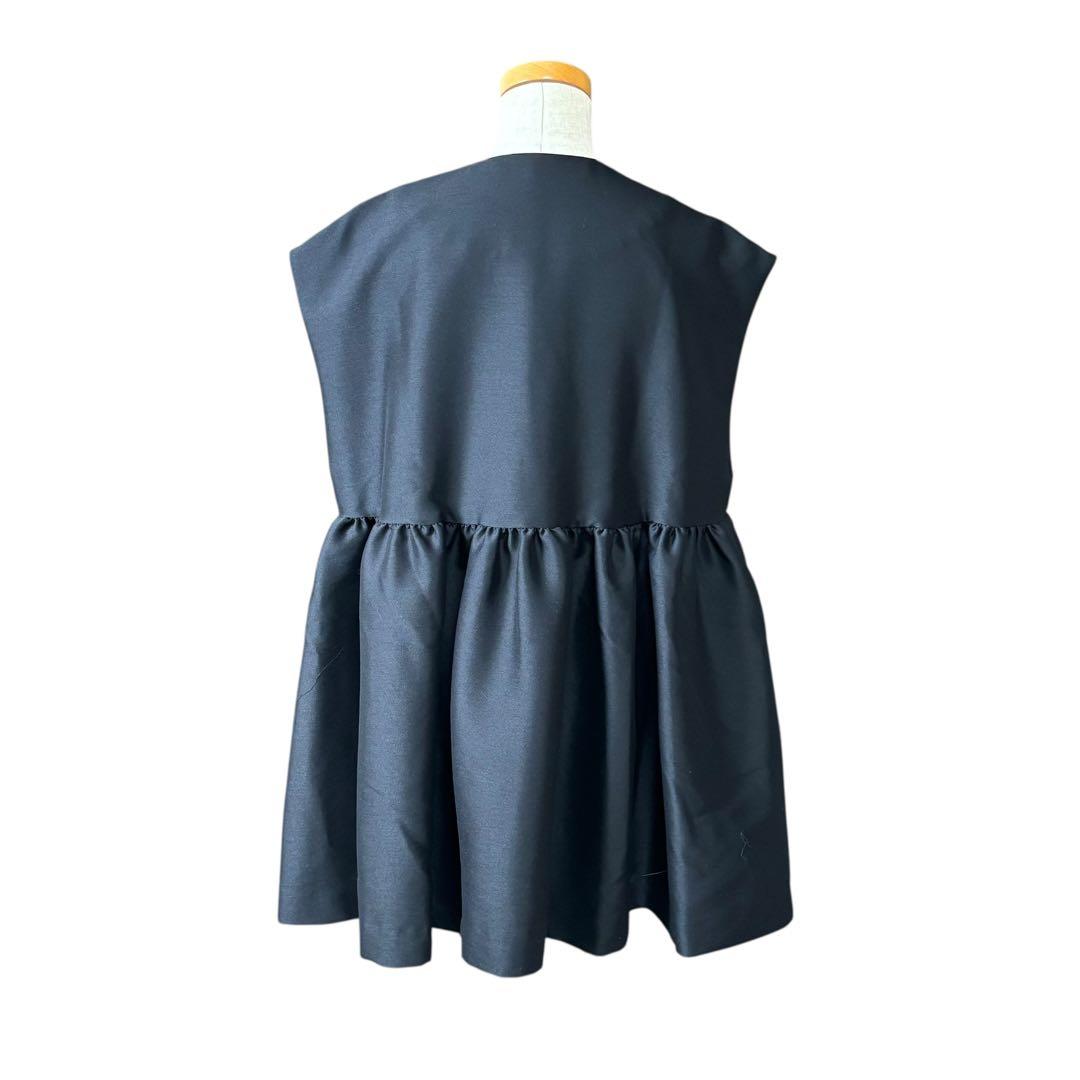 【わかばりあんさま】ビアズリー ペプラムギャザージレ