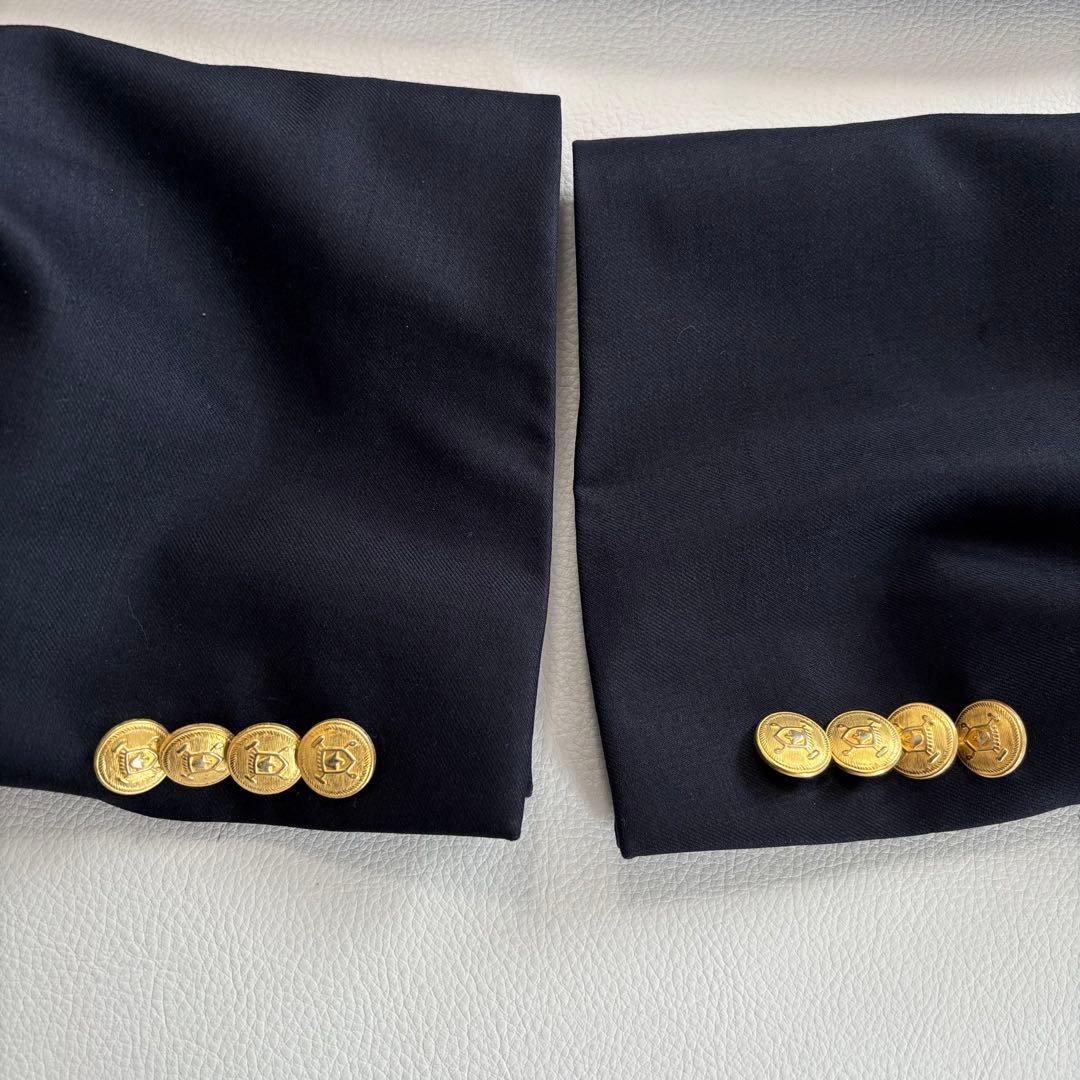 ローレンラルフローレン[2XL 金ボタン]テーラードジャケット ネイビー 紺ブレ