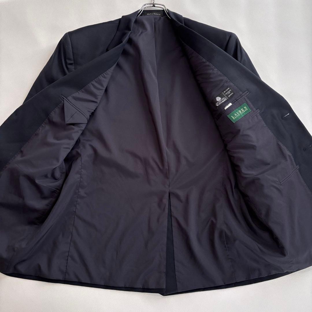 ローレンラルフローレン[2XL 金ボタン]テーラードジャケット ネイビー 紺ブレ