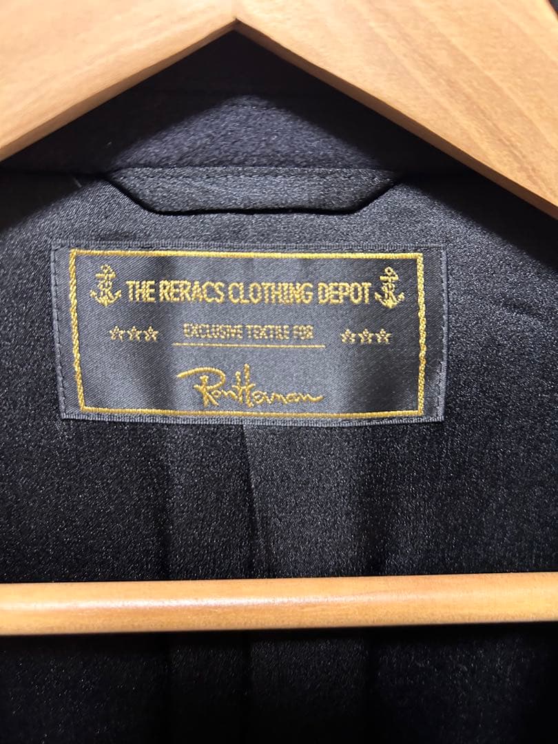 美品【定15万】ロンハーマン×RERACS✨コラボ✨コート黒✨RonHerman