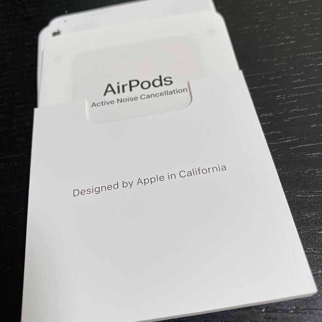 Apple AirPods 4 アクティブノイズキャンセリング機能搭載