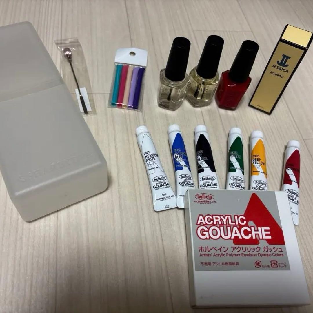 ネイルアート用品と練習教材セット