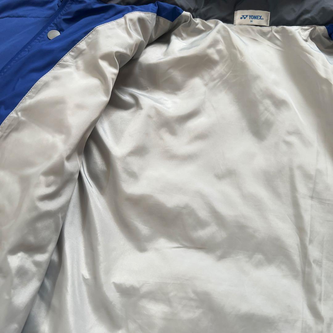 ヨネックス　ハーフベンチコート　青　Mサイズ