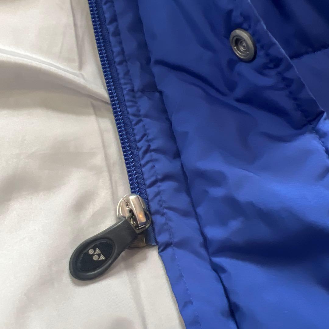 ヨネックス　ハーフベンチコート　青　Mサイズ