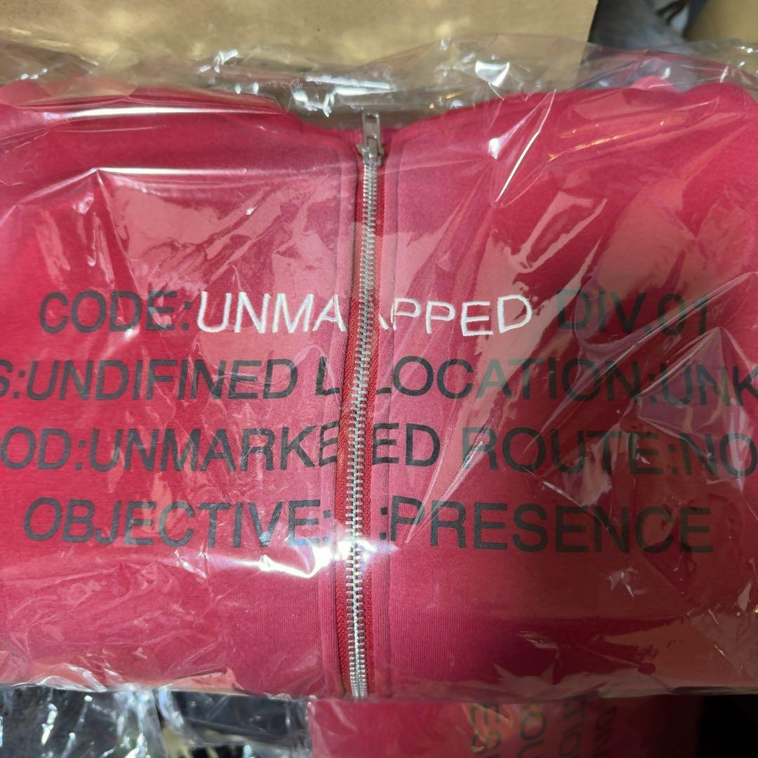 トップス unmapped Dust fade hoodie / red