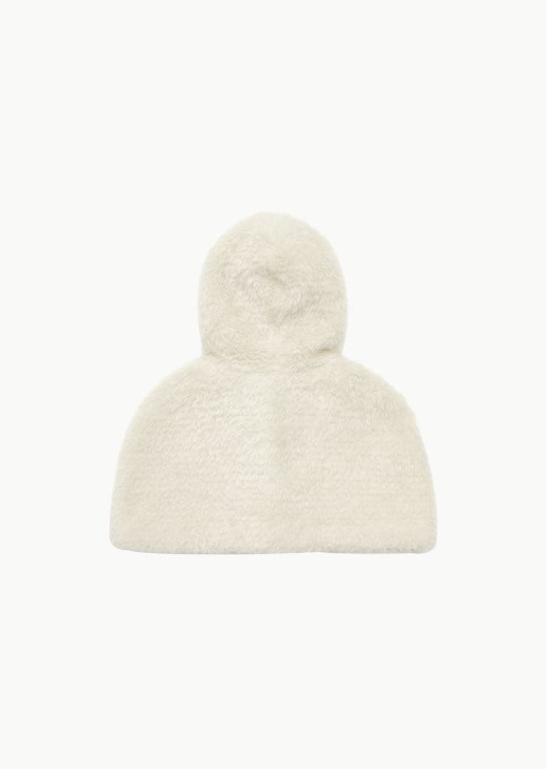 ジャケット・アウター AMOMENTO HAIRY HOODED CAPE