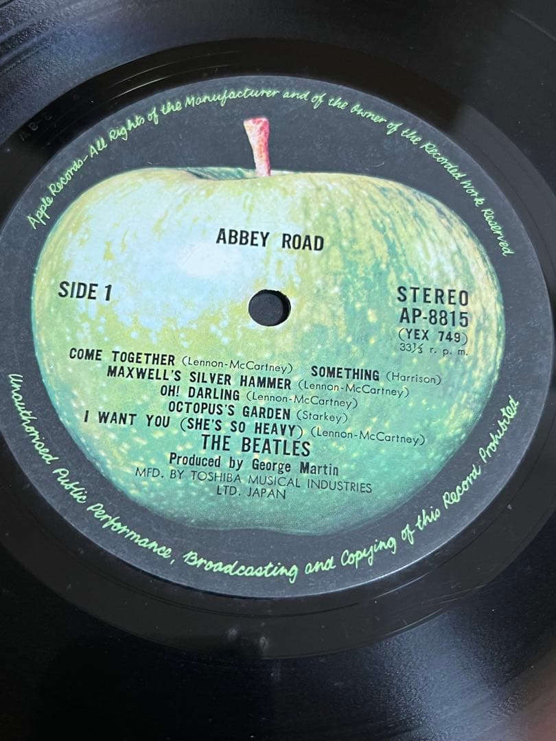 ビートルズ　アビーロード　国内盤　最初期製造