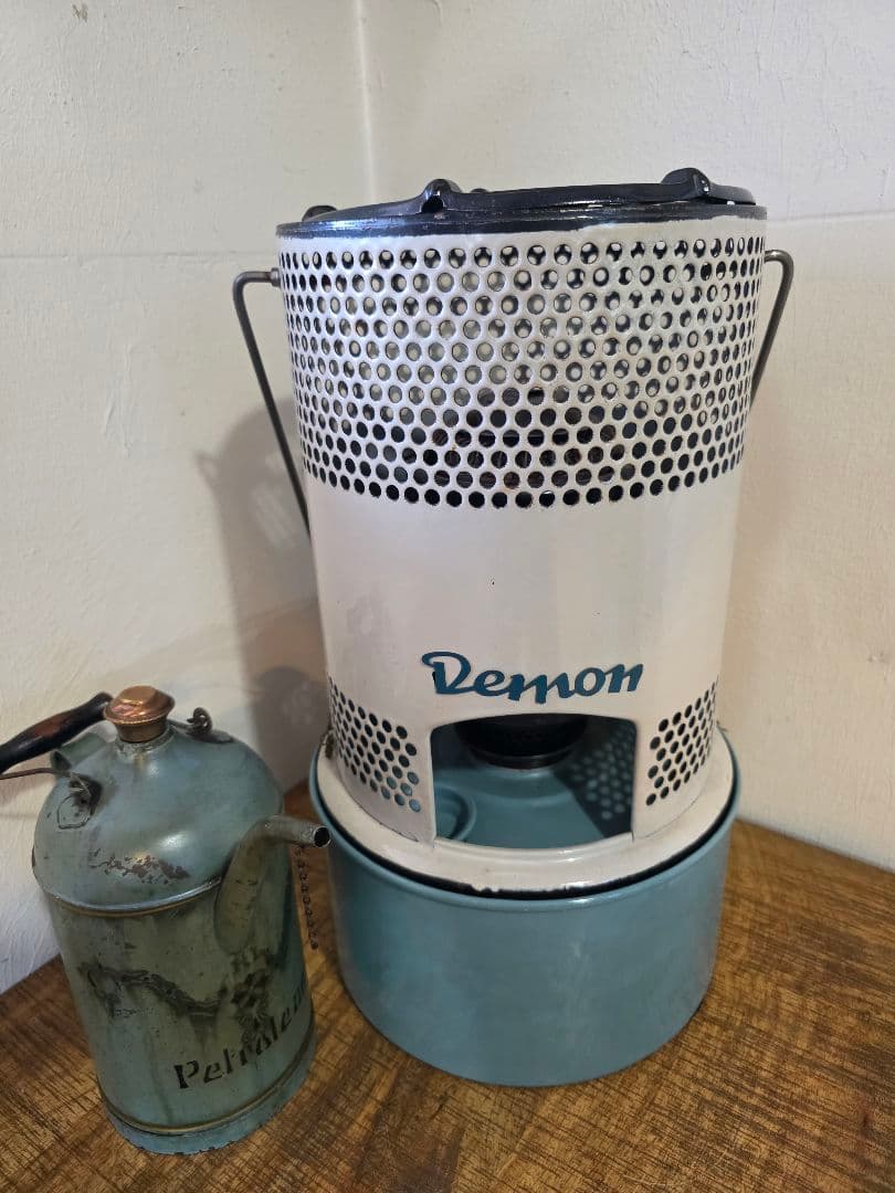 ハ*レ様 超希少 極上美品 　ビンテージストーブ デイトマー デーモン　 水色軍