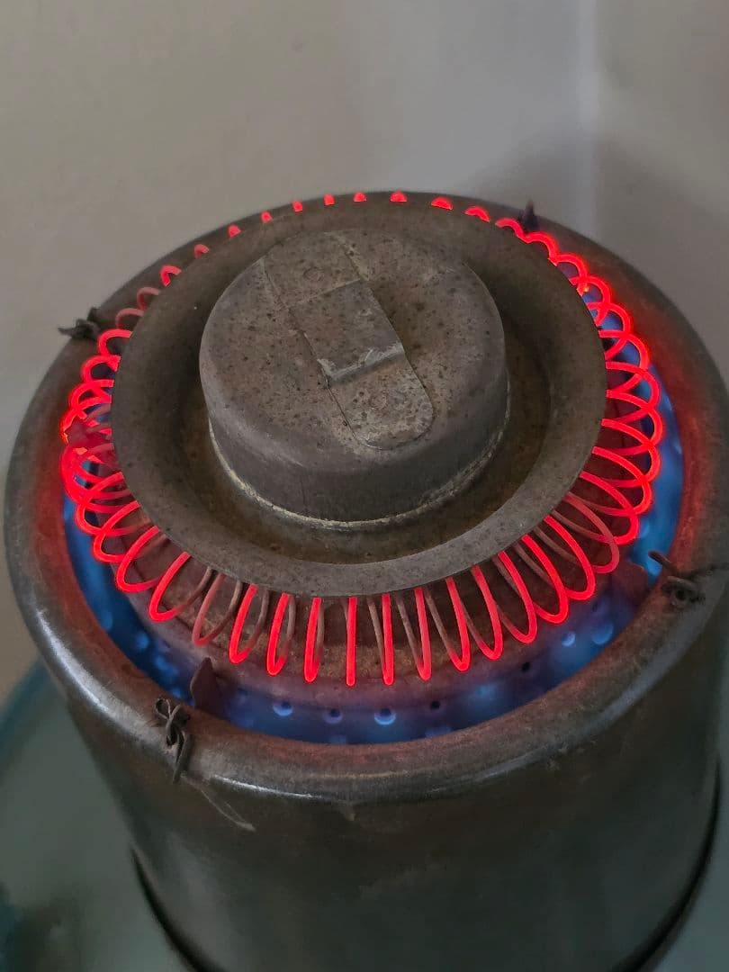 ハ*レ様 超希少 極上美品 　ビンテージストーブ デイトマー デーモン　 水色軍