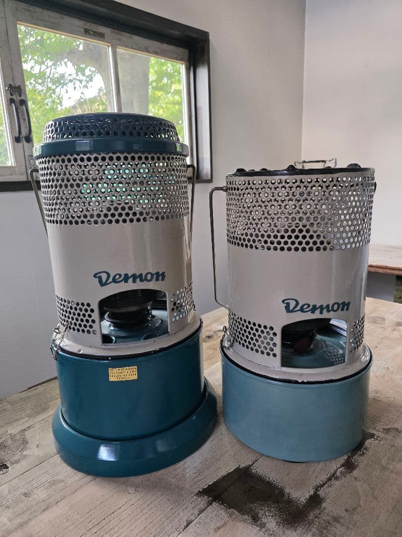 ハ*レ様 超希少 極上美品 　ビンテージストーブ デイトマー デーモン　 水色軍