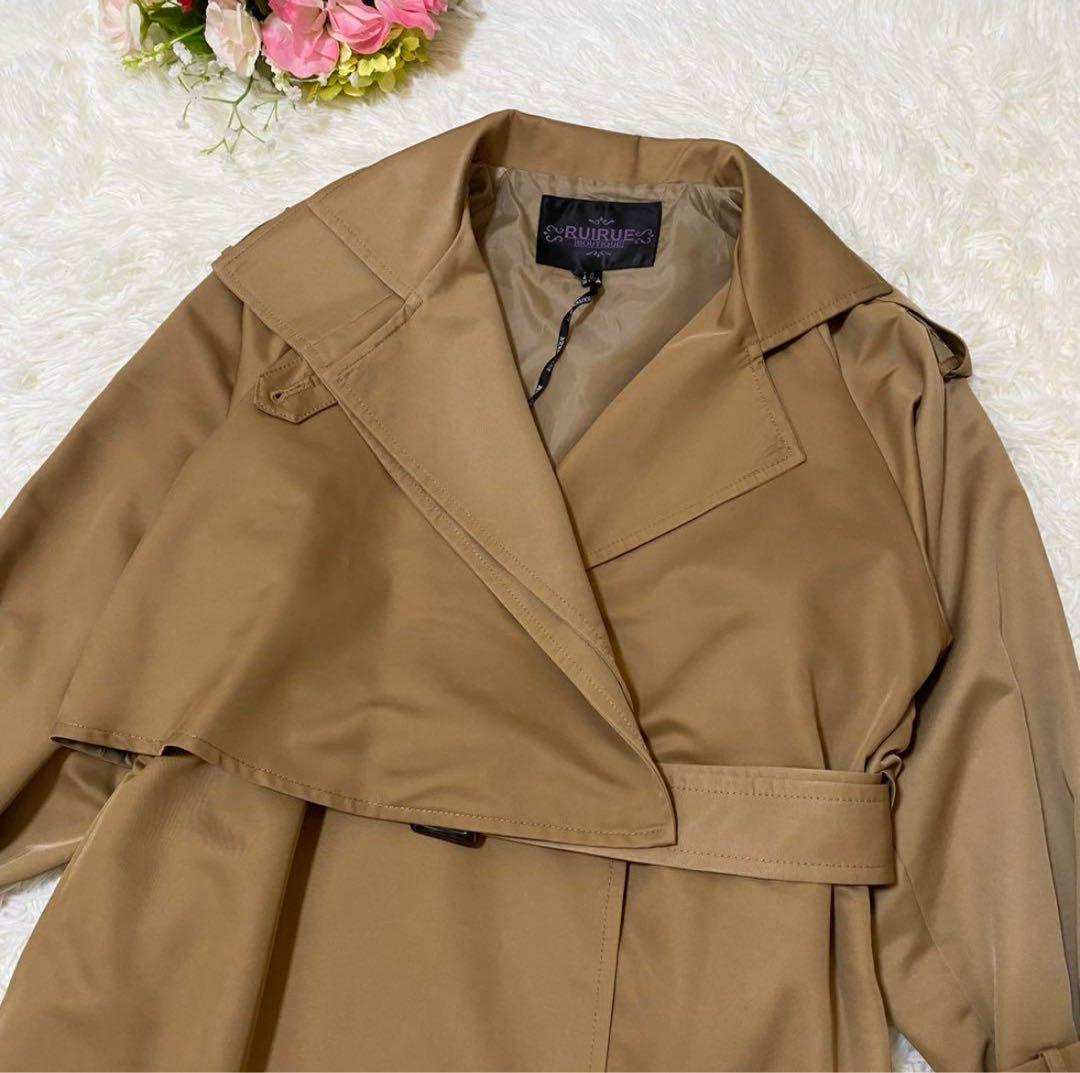 【新品タグ付✨】ルイルエブティック　クールスタイル２wayロングトレンチコート