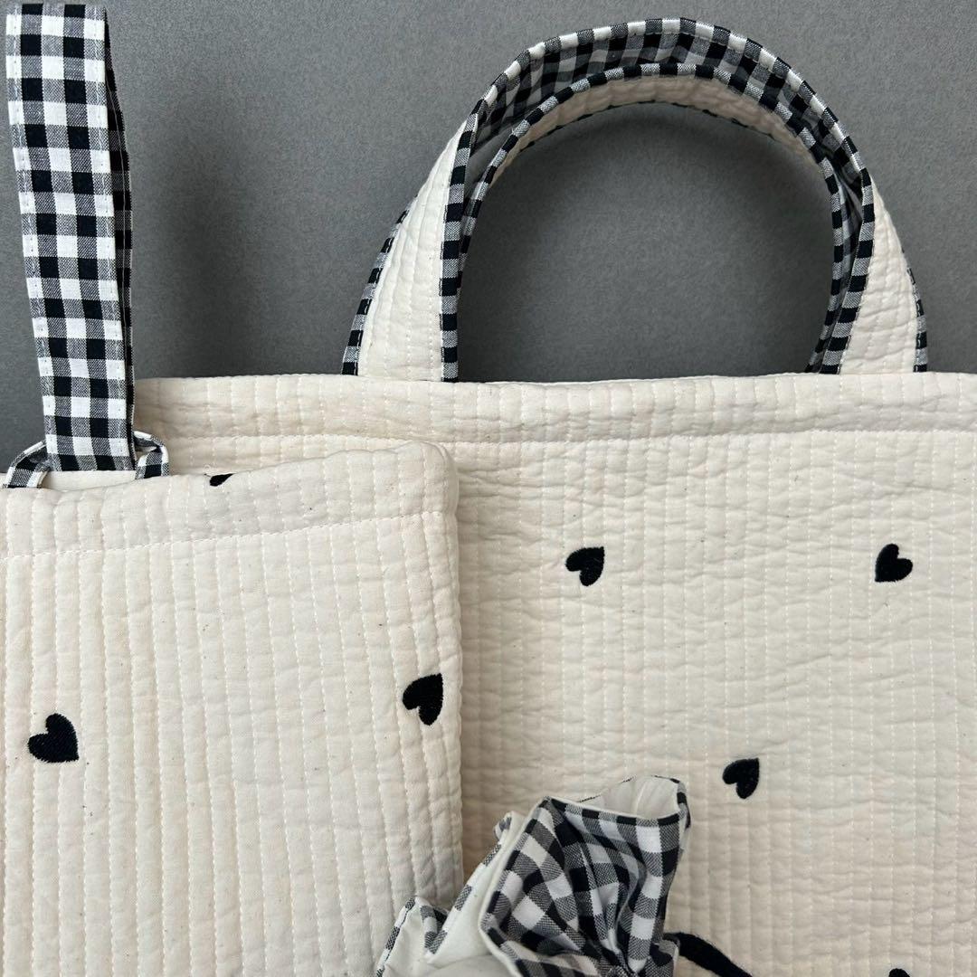 [25111]入園入学セット/レッスンバッグ/上履き袋/お着替え袋/給食袋