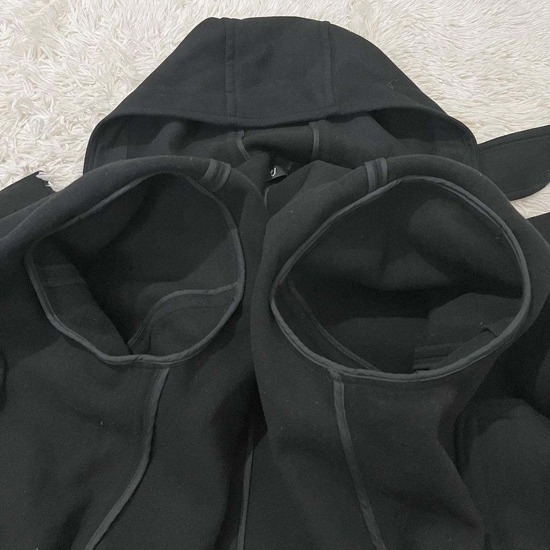 ✨美品✨21AW ユニクロ　+J ジルサンダー　ダッフルコート 黒　XXL
