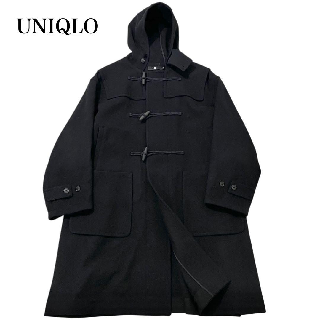 ✨美品✨21AW ユニクロ　+J ジルサンダー　ダッフルコート 黒　XXL