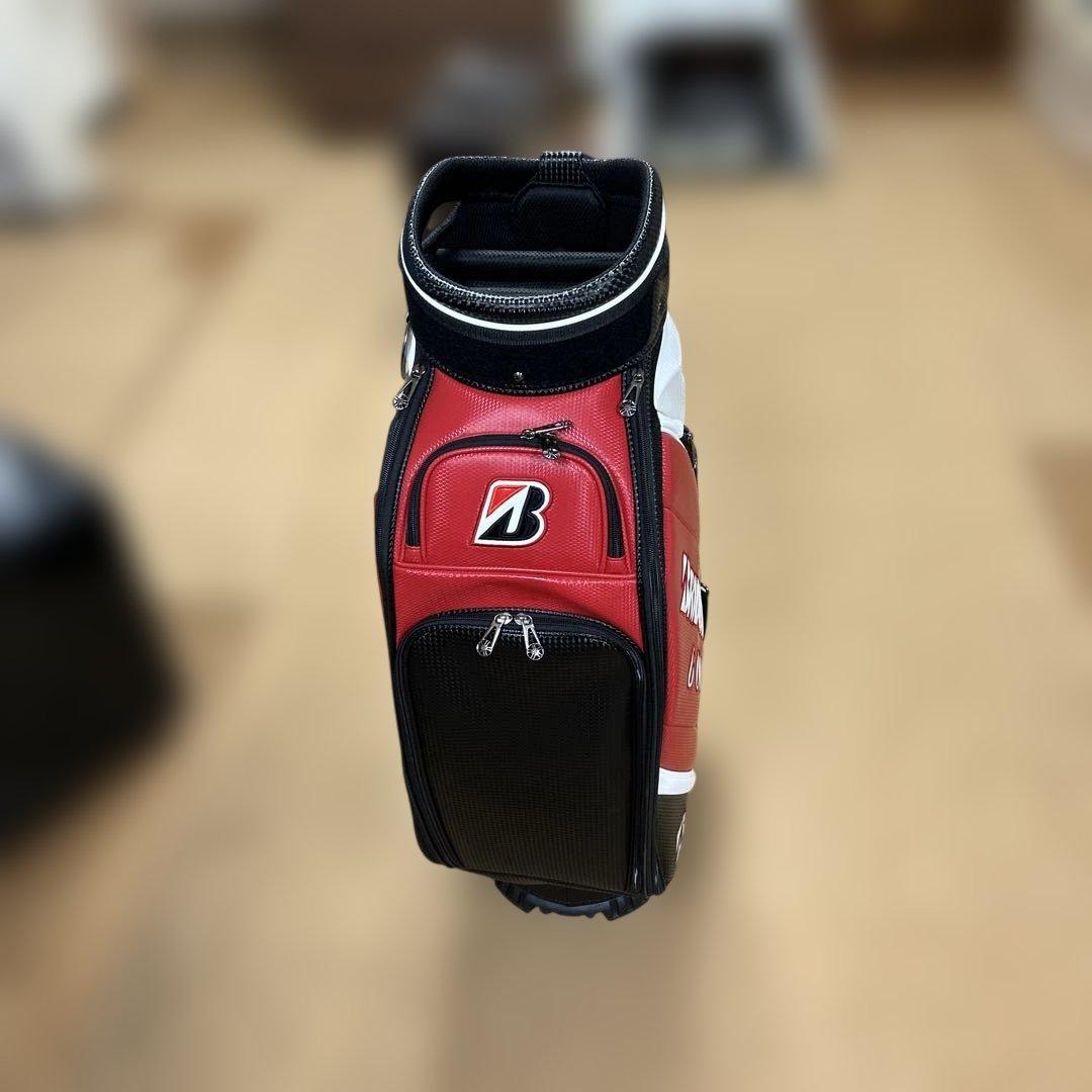 BRIDGESTONE GOLF キャディバッグ 赤黒9.5インチ　プロレプリカ