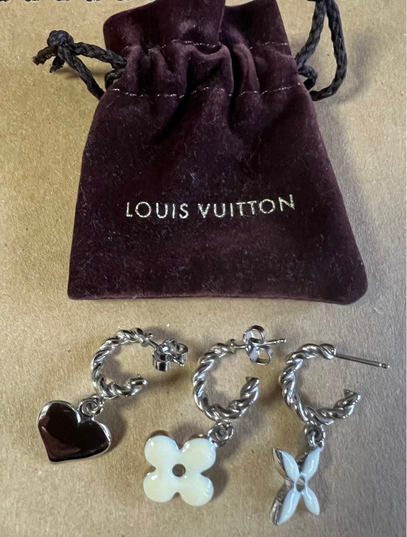 Louis Vuitton ピアス 3点セット　美品‼️