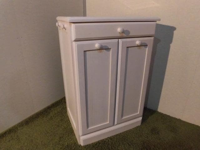 送料無料/展示品/アウトレット/新品★カントリー調★分別ダストボックス（2分別）