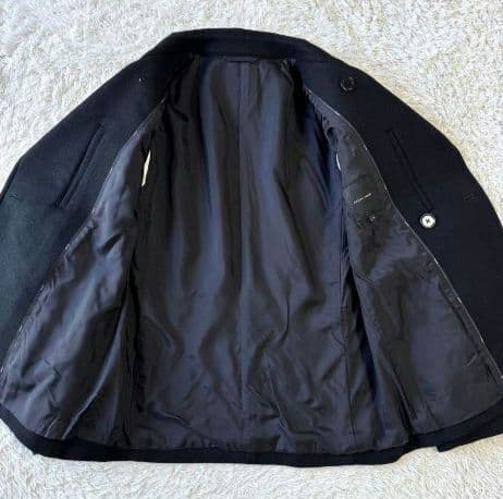 【極美品】 JOSEPH HOMME ピーコート ウール ジャケット ブラック