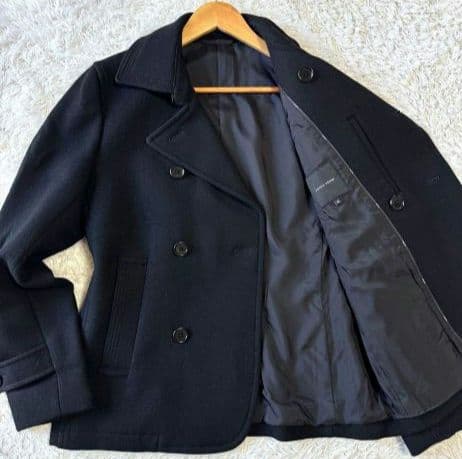 【極美品】 JOSEPH HOMME ピーコート ウール ジャケット ブラック