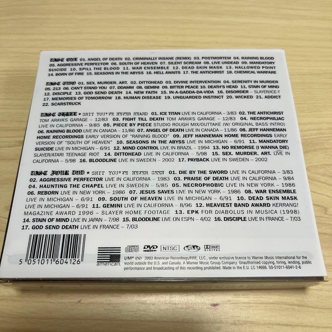 洋楽 slayer sound track to the apoaalypse