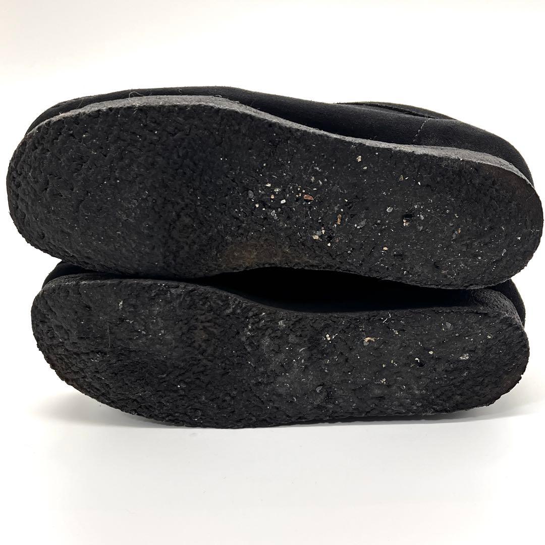 【美品】CLARKS クラークス　ワラビー 【26.5】ブラック　スエード