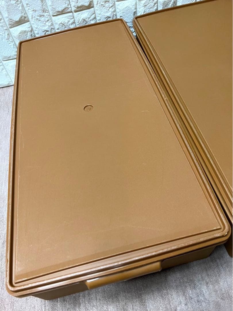 【タッパーウェア】衣類収納ケース　昭和レトロ tupperware