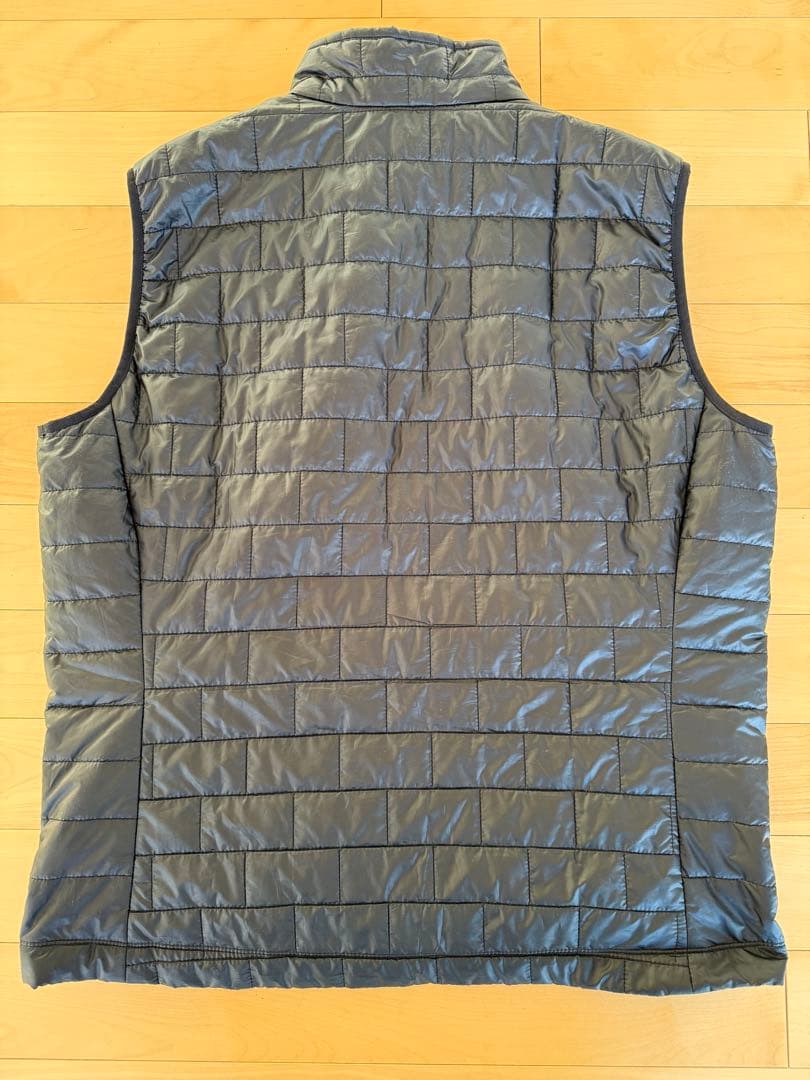 patagonia ブラック　キルティングダウンベスト