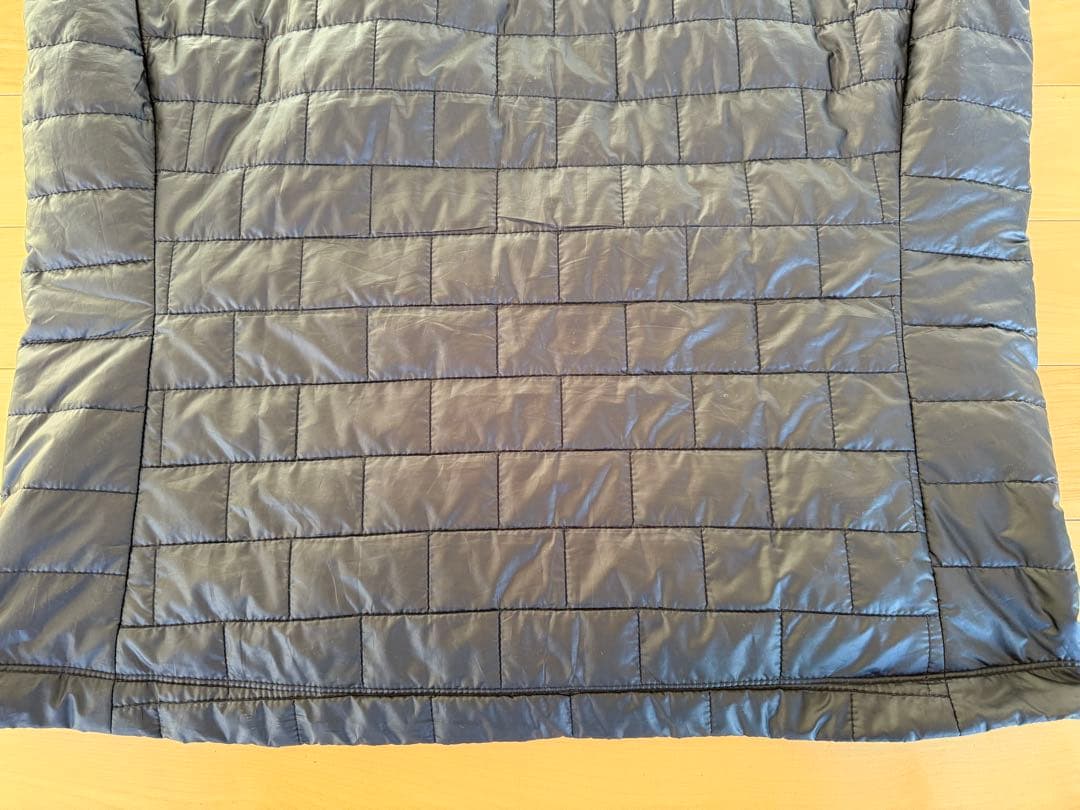 patagonia ブラック　キルティングダウンベスト