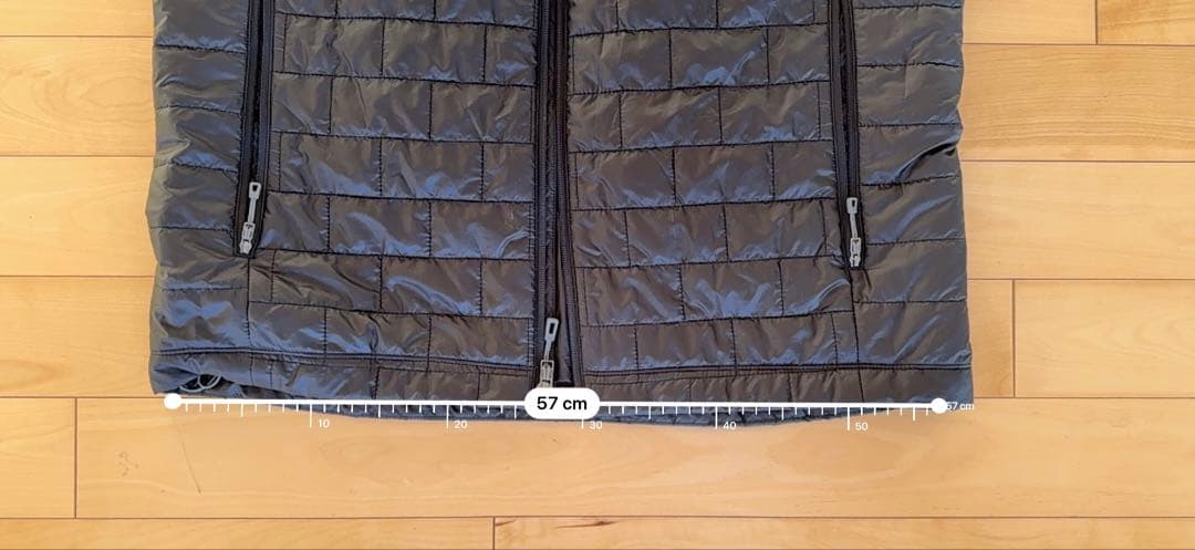 patagonia ブラック　キルティングダウンベスト