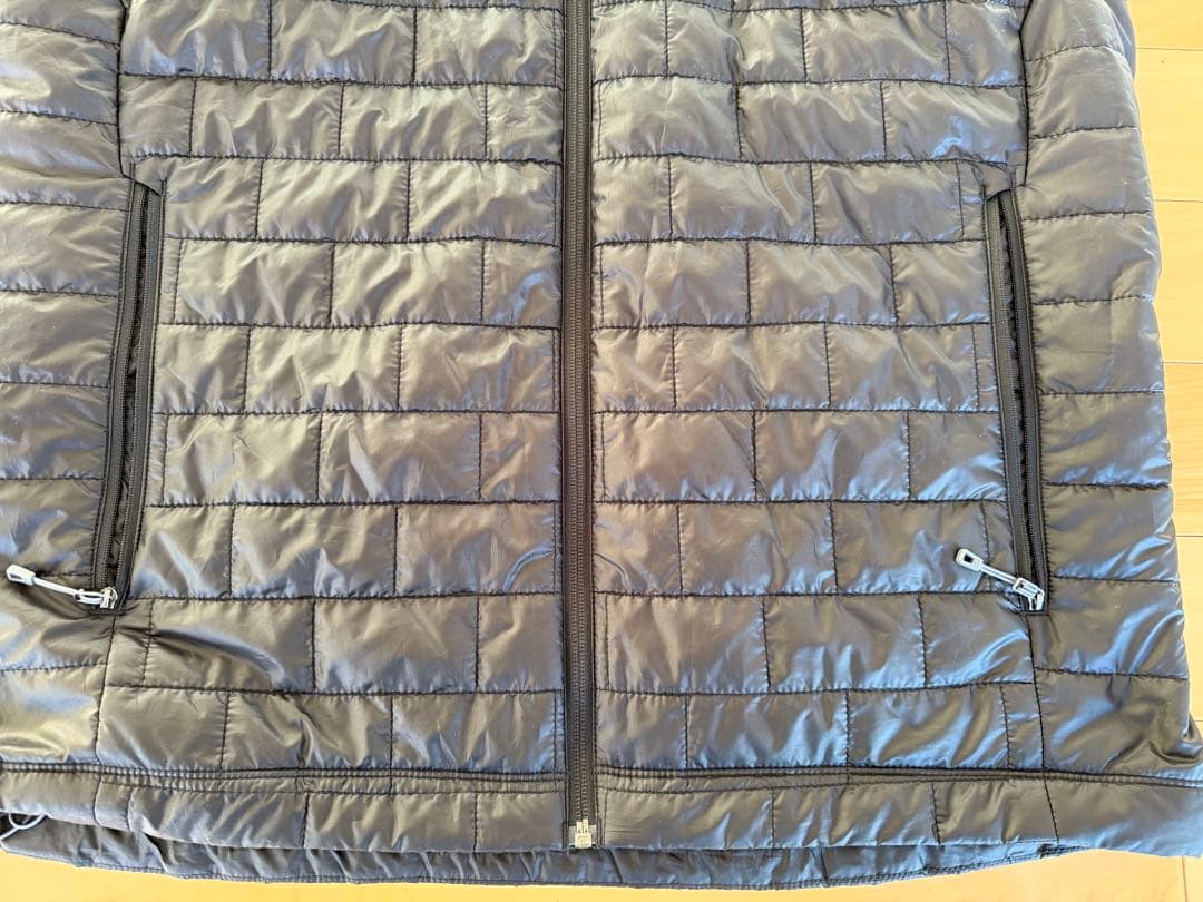 patagonia ブラック　キルティングダウンベスト