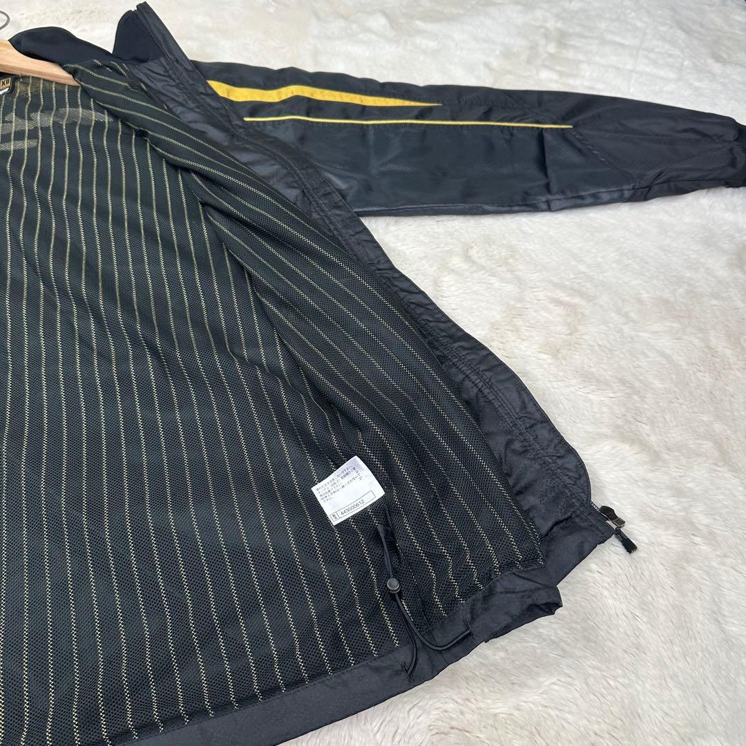美品✨ミズノプロ ウィンドブレーカー 上下セット 黒金 刺繍 XO 大きいサイズ