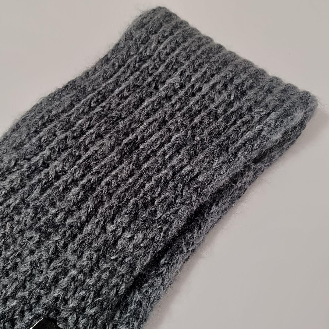 パドカレ別注ハイランド2000 ウール×モヘア ミドルゲージ マフラー グレー系