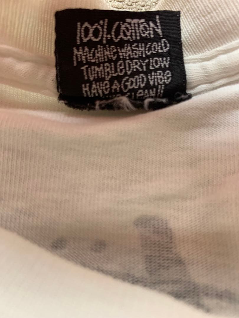 STUSSYオールドステューシー スカル フラワー　Lサイズ