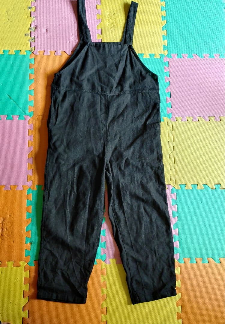 北欧暮らしの道具店　fog linen work　リネンサロペット　サイズ2