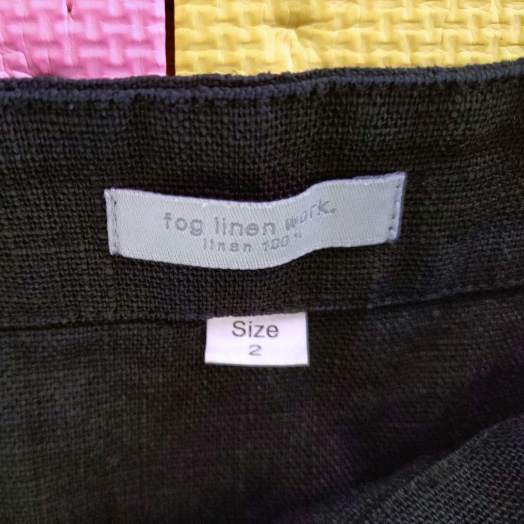 北欧暮らしの道具店　fog linen work　リネンサロペット　サイズ2