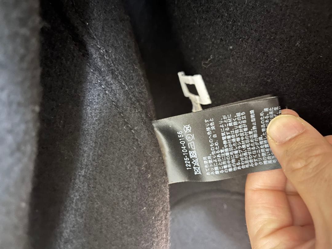 H BEAUTY&YOUTH ウールカシミヤ メルトンカバーオール