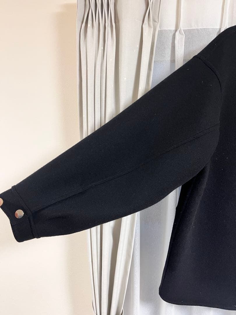 H BEAUTY&YOUTH ウールカシミヤ メルトンカバーオール