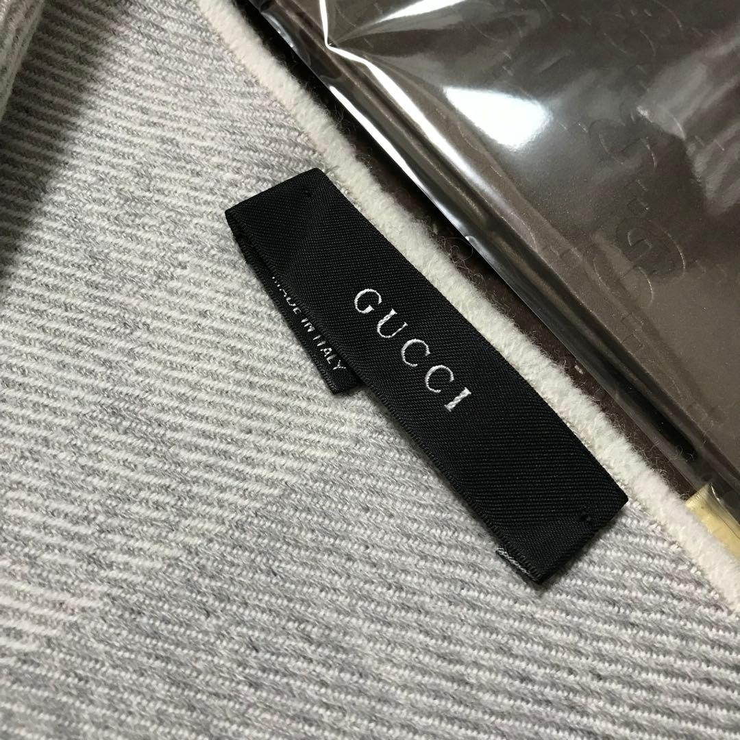 正規GUCCIマフラー✨グッチマフラー　メンズ　グッチ　マフラー　ストール