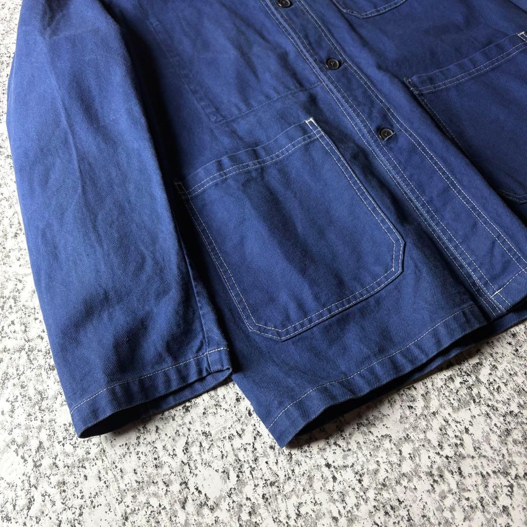 【90sフランス製】ユーロワーク　ヴィンテージカバーオール　ワークジャケット