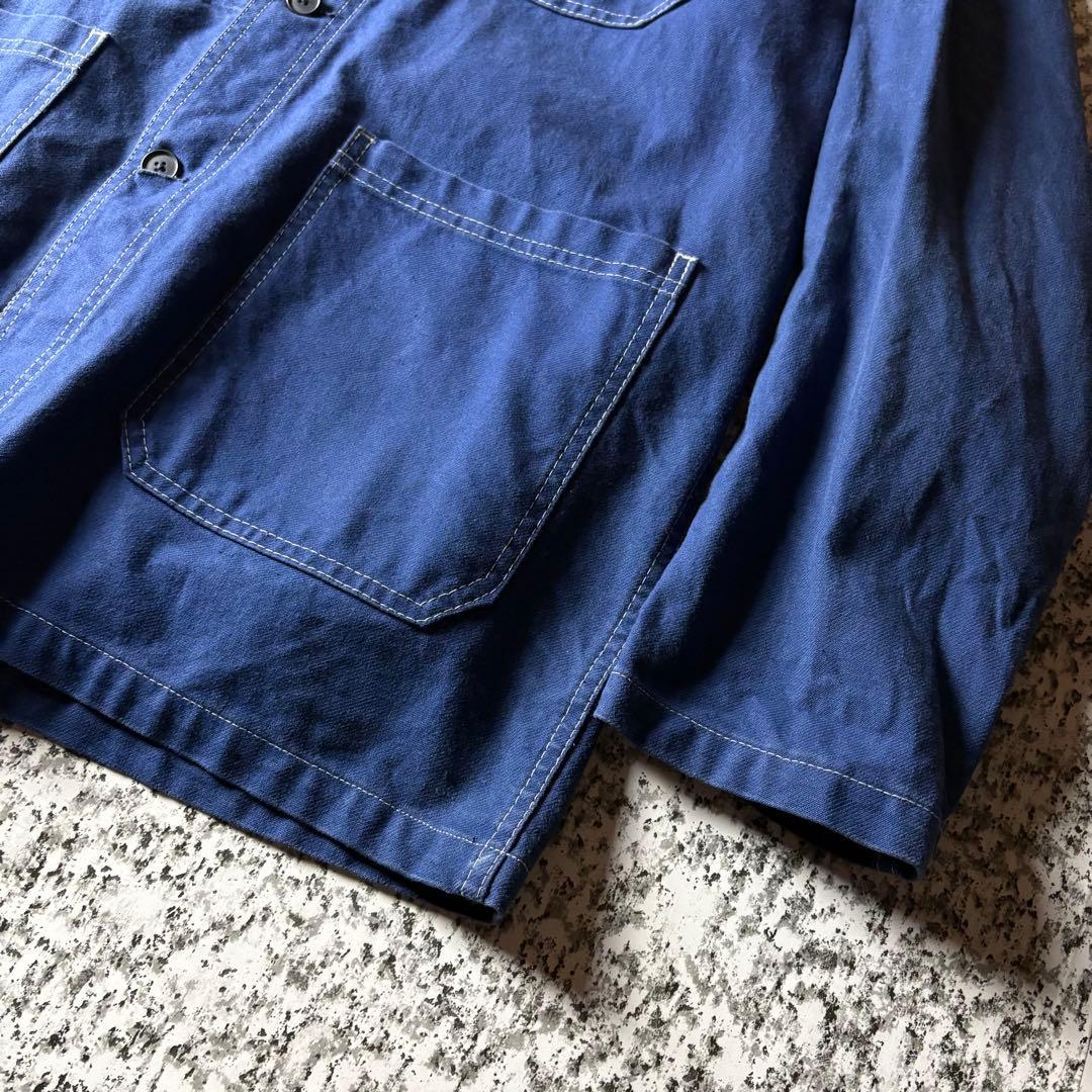 【90sフランス製】ユーロワーク　ヴィンテージカバーオール　ワークジャケット