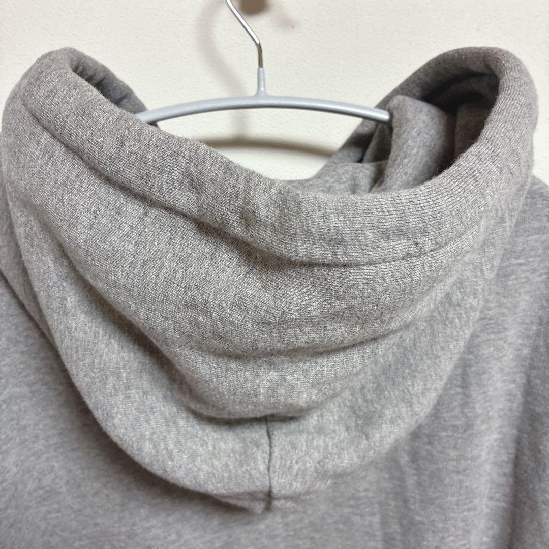 ラルフローレン　裏起毛　フードスウェットワンピース　グレー　大きいサイズ